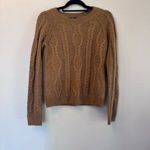 H&M‎  Cableknit Sweater - Tan